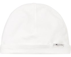Noppies Unisexmuts - Wit - Maat 0-3 mnd