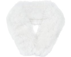 PandaHall Faux Fur Kraag Bont Capuchon Trim Warmer Kraag Afneembare Sjaal Wrap Pluche Vrouwen Nek Warmer Voor Winter Capuchon Vervanging Jas Jassen Decor, 83x13cm