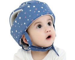 Peuterwandelhelm Hoofdbeschermer voor baby's die willen wandelen, zonder bobbels, beschermende hoofdkap, hoofdbeschermer, ademende kinderveiligheidshelm voor kruipen, rennen en wandelen