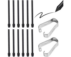Punten voor Remarkable 1/2, reservepunten voor pennen | compatibel met Boox/Kindle Scribe/Wacom, wrijvingsloos, antislip en geluidsarm, inclusief gereedschap voor het verwijderen