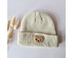 Rammelaartje - baby - kleding - wintermuts - beer