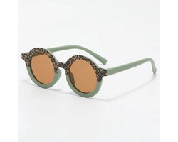 rammelaartje - kinderen-baby - zonnebril - salie-luipaard