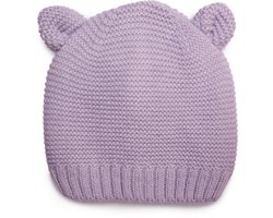 Sarlini - Baby Muts Lila met Oortjes - 1 tot 2 jaar