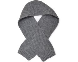 Sarlini Baby Sjaal Knit 1-2 Jaar Grijs - Unisex Zacht en Warm
