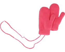 Sarlini - wanten -  donkerroze -  0-2 jaar