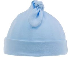 Soft Touch Babymuts Knotty Jongens Katoen Blauw