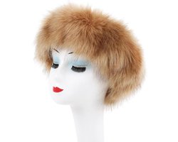 TheLau - Winter hoofdband van imitatiebont voor dames