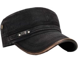 Vintage legerpet van katoen voor heren - verstelbare army baseballpet in militaire stijl met camouflageprint.