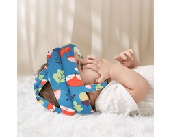Wandelhelm, helm voor kinderen van 6 tot 36 maanden, geschikt voor kinderen, peuters, pasgeborenen, eerste stapjes van de blauwe vos