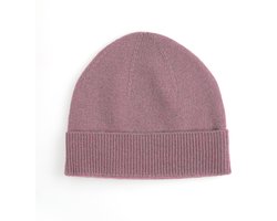 Wollen Baby Muts Gebreid - Merinowol - Haze 50/56