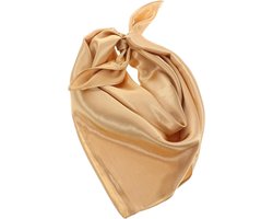 Zijden dameshalsdoek met vierkante vorm in normaal lak design - zachte sjaal voor vrouwen