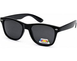 Zonnebril voor dames en heren, UV400-bescherming, CAT.3, zwarte premium zonnebril met gepolariseerde glazen, licht comfort, vrije tijd, auto, strand, vakantie, sport