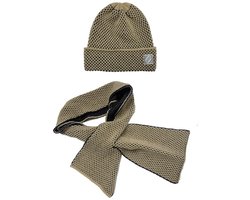 B.Nosy winter muts en sjaal jongens - navy blauw - Adrian