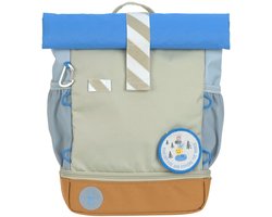 Lässig rugzak voor kinderen Mini Rolltop Backpack - Sunny Explorer Green / Blue kaki