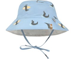 Lassig uv bucket hat crocodile sky bleu 19-36m-50/51cm
