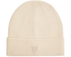 Lyle & Scott winter muts jongens - beige - Tonal Eagle