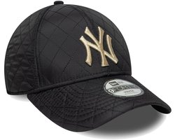 New Era New York Yankees Kinder Quilted 9fortyâ® Cap 60759047 - Kleur Zwart - Maat KINDER