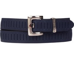 Petrol Industries Riem Jongens - Broekriem - Verstelbaar - Leer - Blauw - 65 cm