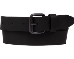 Petrol Industries Riem Jongens - Broekriem - Verstelbaar - Leer - Zwart - 75 cm