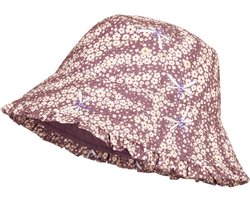 Playshoes Kinder Uv-Schutz Sonnenhut Blümchen 461468 Violett-55cm