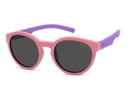 Polaroid Flexibele Zonnebril PLD 8019/S Kinderen Paars Polariserend
