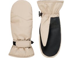 Protest Prtking - Ski wanten Unisex - Waterafstotende afwerking - Waterkolom 10K - Haak- en oogsluiting – Bamboobeige