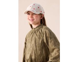 Sissy-Boy - Witte rib pet met hartjesprint