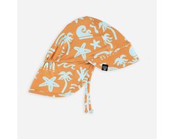 TROPICAL VIBES BLUE – Zonnehoedje baby met UV50+ bescherming