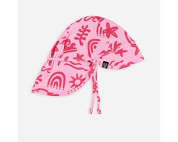 TROPICAL VIBES PINK – Zonnehoedje baby met UV50+ bescherming