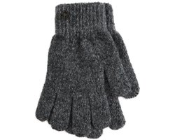 WE Fashion Jongens gebreide handschoenen met reflecterend draad