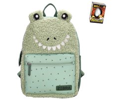 Zebra Rugzak Croco - kinderrugtas, rugtas, kinderrugzak, schooltas, rugzakje, rugtasje + Dino Ei
