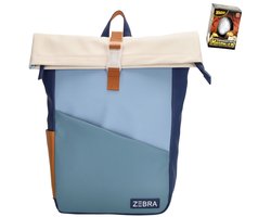 Zebra Rugzak Scott Multibag - kinderrugtas, rugtas, kinderrugzak, schooltas + Dino Ei