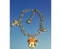 Armbandje met bedels Minnie mouse | Armbandje | Minnie Mouse | Disney