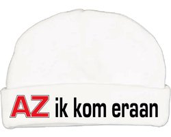 Babymutsje met de tekst: De Graafschap ik kom eraan !