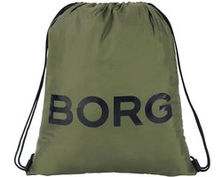 Björn Borg Gymtas Kinderen Rugzak - Tas met Touwtjes - Donkergroen - 100% Gerecycled Polyester