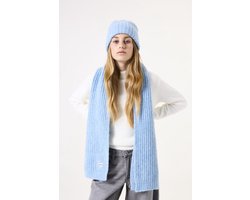 GARCIA Meisjes Effen Sjaal Blauw