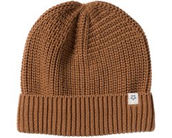 Gebreide unisex muts bruin Kids