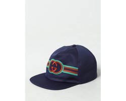 Gucci Logo Baseball Cap Kids - Blue Hats