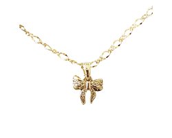 Ketting Bows - 14k goudverguld- Charme Bijoux