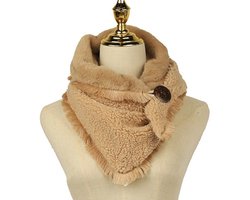 Kindersjaal - I'm Dutch - Barrow - Zand - Warm - Teddy - Pluche