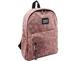Koko Noko - Rugtas - Roze - Ritssluiting - Avonturiers - Schooltas
