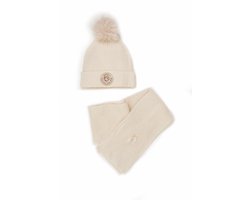 Le Chic - Muts & sjaal Robya - Off-White - XS