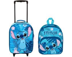 Lilo & Stitch reisset; trolley en rugzak