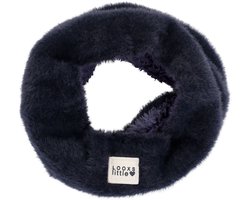 LOOXS Little winter col sjaal meisjes - navy blauw - gebreid/bond