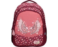 Milky Kiss Wild Bliss Rugzak - Paars - Bloemen - 2 compartimenten