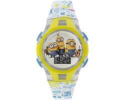 Minions Digitaal Horloge met Knipperende LED – Assorti (Geel/Blauw, Geel/Groen of Blauw/Wit)