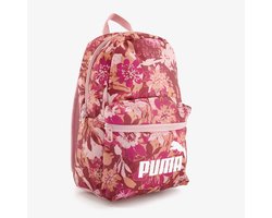 Puma Phase AOP rugzak roze met bloemenprint 13 liter