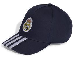 Real Madrid pet Adidas 3 strepen Kids blauw/wit