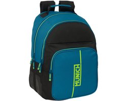 Schoolrugzak Munich Land Zwart Groen 32 x 42 x 15 cm