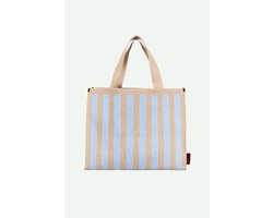 Sticky SIS - shopper | knitted stripes | marzipan + sky